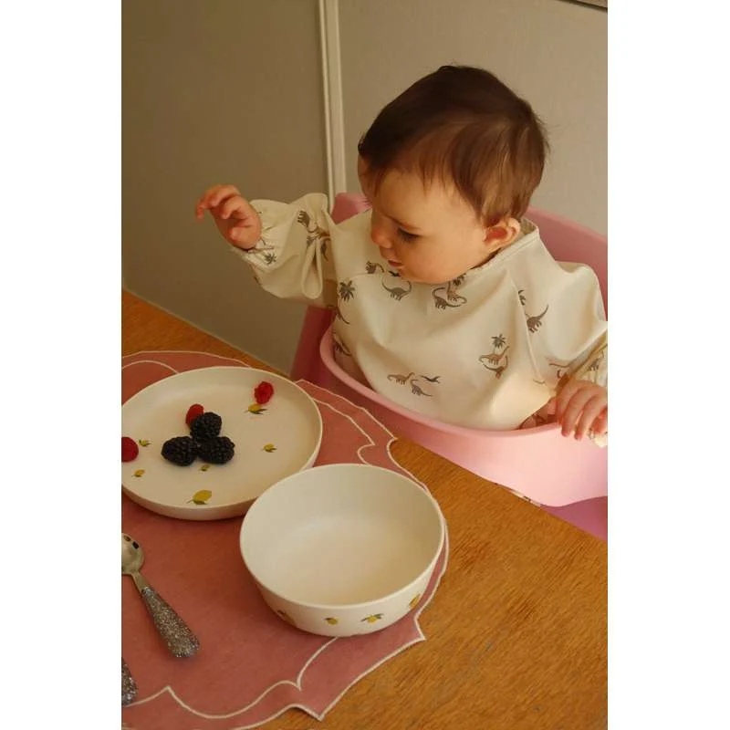 Konges Sløjd 2 PACK DINNER BIB SLEEVES - Kubi/Rain Forest
