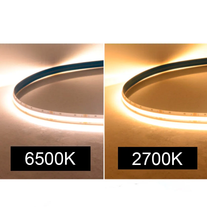 CCT 2700-6500K COB LED-valonauha 15W/m 24V, pisteetön, HUOM 3m !! kela, CRI>90+, kosteudenkestävä IP65