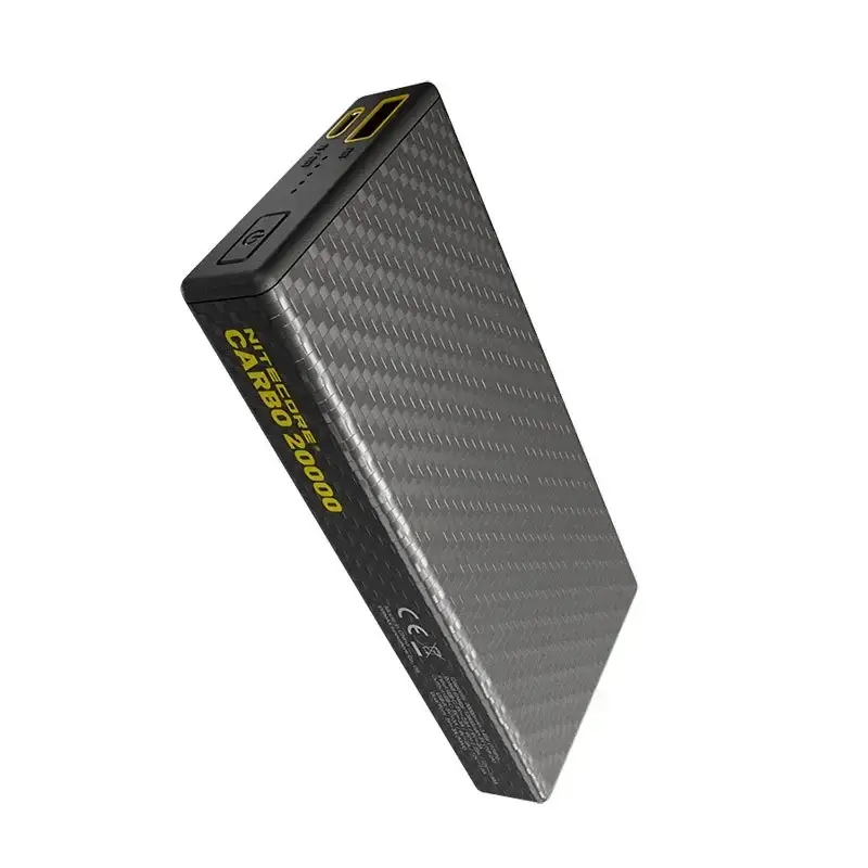Nitecore CARBO 20000 Varavirtalähde - Kannettava akku - 20000mAh, 2xUSB