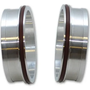 Vibrant HD Aluminum Weld Ferrules w/ O-Rings 2in OD Tubing - Sold Pairs