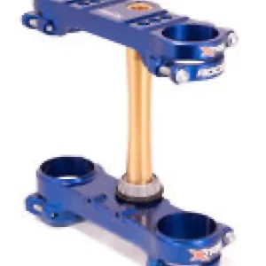 XTrig 2019 Sherco 125-500 SC / SCF/ SE / SEF ROCS Tech Triple Clamp 22 mm. Offset M12 - Blue KYB