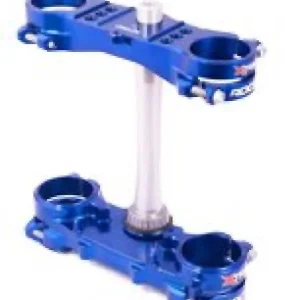 XTrig 06+ Yamaha YZ 250 ROCS Tech Triple Clamp 25 mm. Offset M12 - Blue