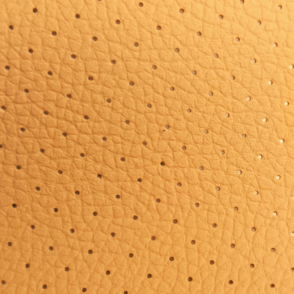 Rei'itetty synteettinen nahka | Vaalea beige rei'itetty synteettinen nahka