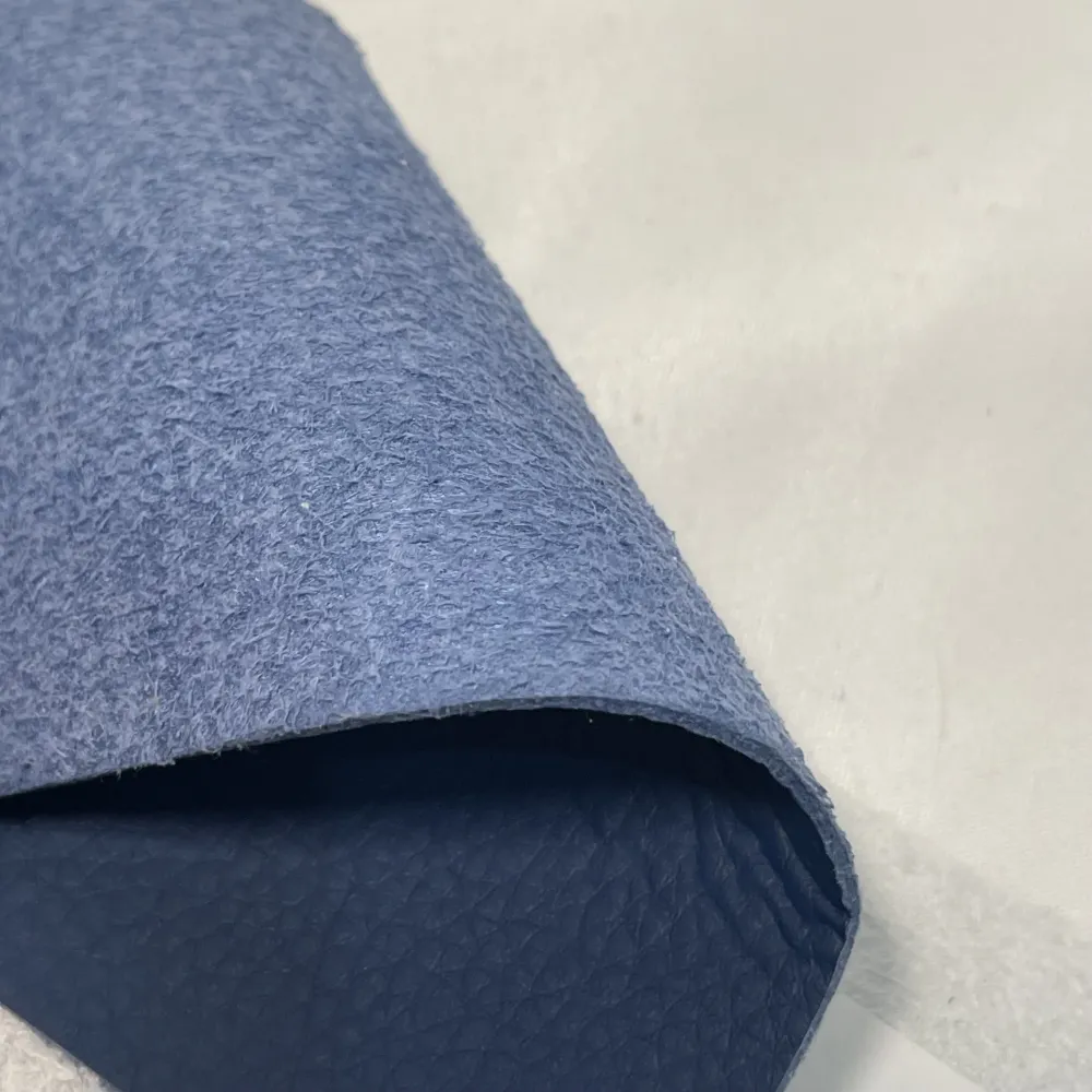 Tummansininen Micropel synteettinen nahka | Synteettinen nahkaverhoilu