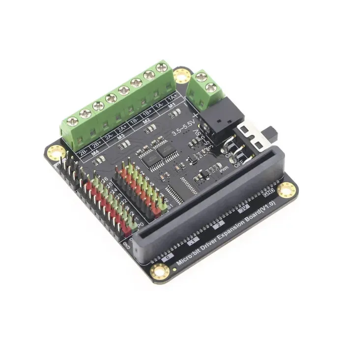 DFRobot micro:Driver: Moottoriohjainlaajennuskortti micro:bitille