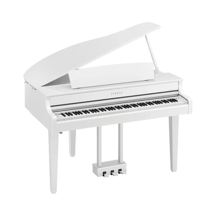 CLP865GPWH Clavinova digitaaliflyygeli, valkoinen kiiltävä