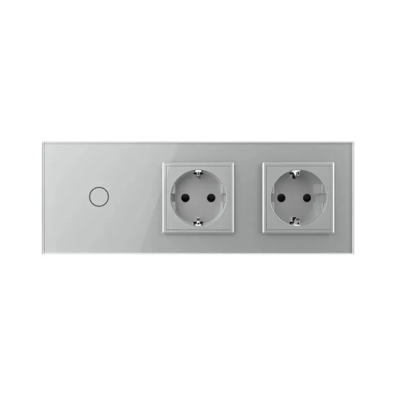 Livolo | Harmaa | 1+SR+SR | Himmeri | Vaihda kaksiseinällä
