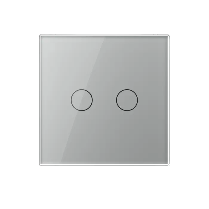 Livolo | Harmaa | 2 | Himmeri | Kytkin
