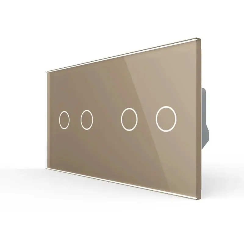 Livolo | Kulta | 2+2 | Himmeri | Kytkin