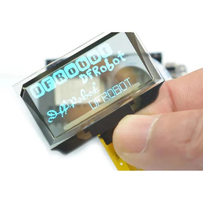 Fermion: 1,51” läpinäkyvä OLED-näyttö Arduinoon & ESP32:lle DFRobot