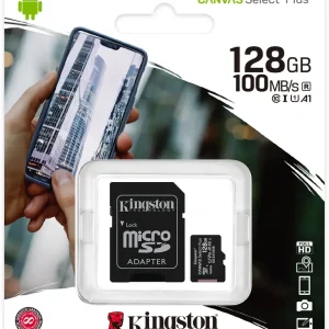 Kingston Canvas Select Plus 128 Gt MicroSDXC -muistikortti
