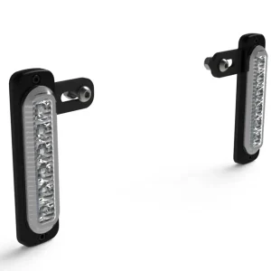 DRL-näkyvyysvalaistussarja offset-kiinnikkeellä - valkoinen tai keltainen DENALI Electronics