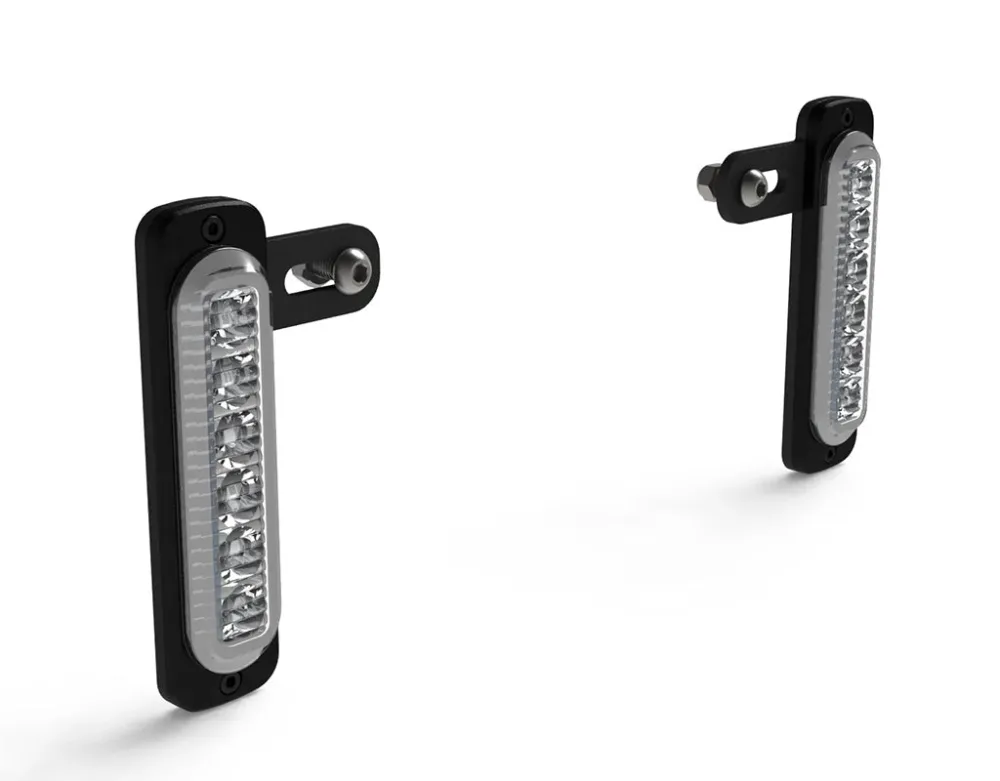 DRL-näkyvyysvalaistussarja offset-kiinnikkeellä - valkoinen tai keltainen DENALI Electronics