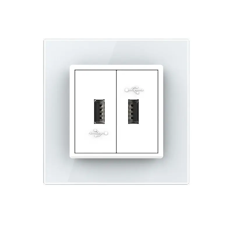 Livolo | Valkoinen | SR | Kaksois USB -laturi
