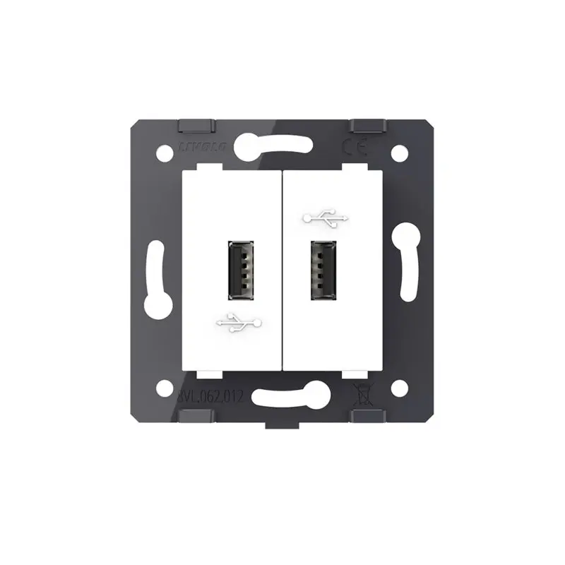 Livolo | Valkoinen | SR | USB -laturi USB -laturi
