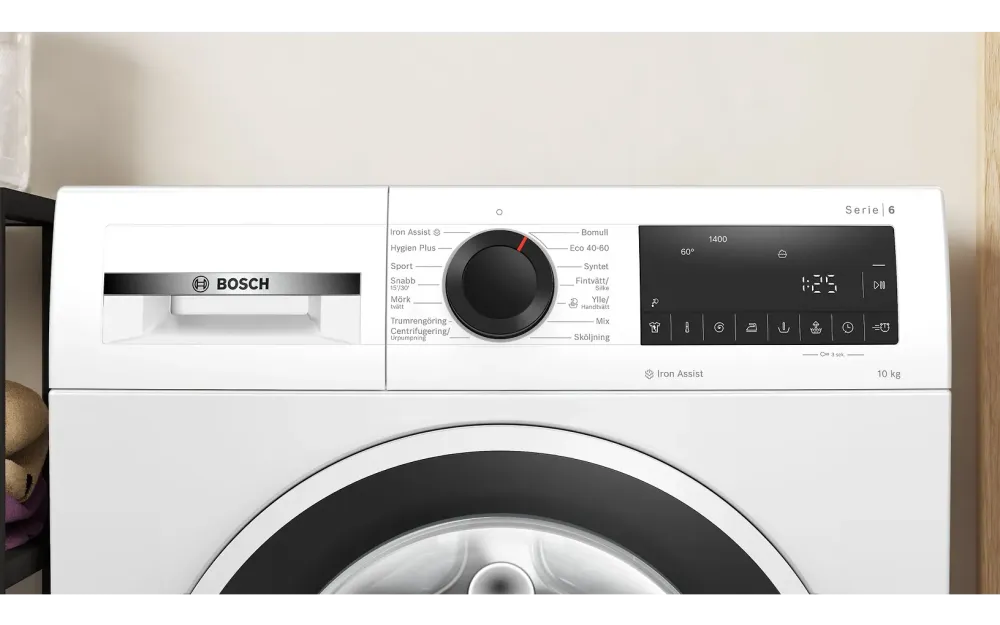 Bosch Serie 6 pyykinpesukone, valkoinen (WGG254ZWSN)
