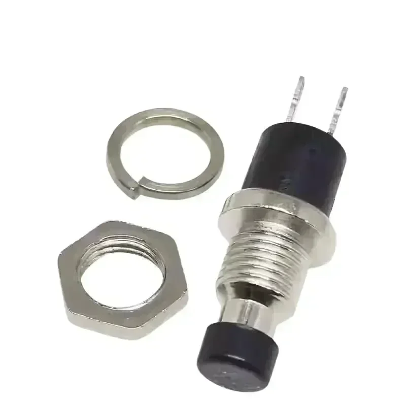 PBS-110/PB05A Lukitsematon painonappi-kytkin 6/7MM reikään Itsepalautuva 2-napainen