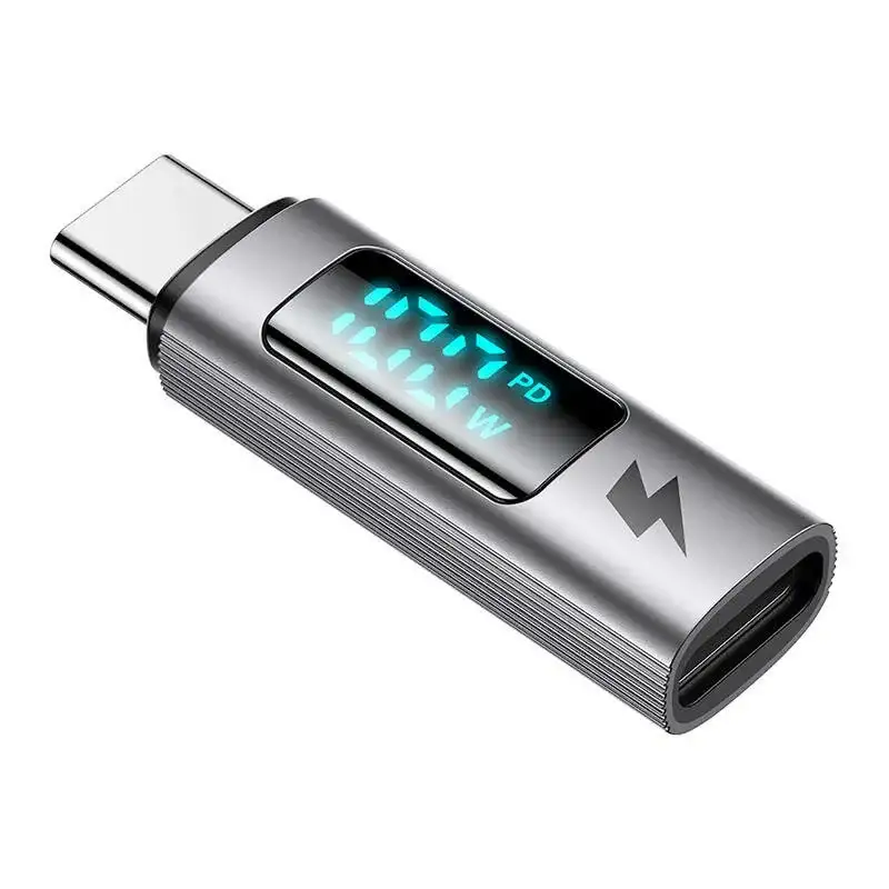 Korkealaatuinen USB-C - USB-C -sovitin näytöllä