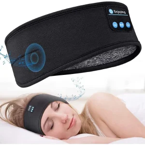Bluetooth-päähuivi musiikkipannalla – Langattomat unikuulokkeet sisäänrakennetuilla kaiuttimilla urheiluun, matkustamiseen...