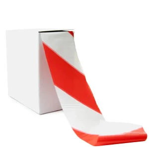 Sulunauha – Economy – 500m x 75mm (punainen/valkoinen)