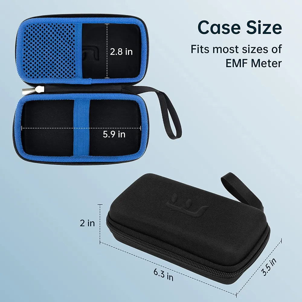 ERICKHILL EMF-mittarin kovakotelo RT-100 & ER02 -malleille