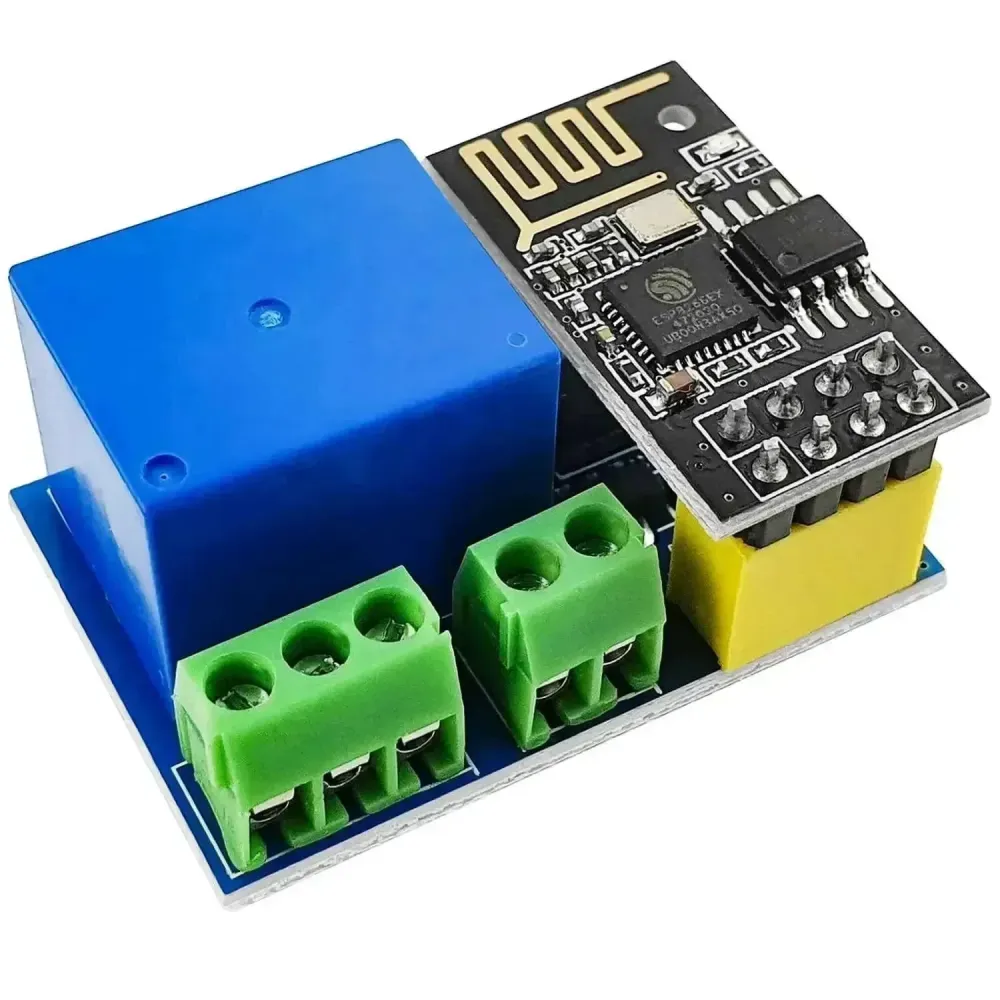 ESP8266-01S ESP-01S WiFi-moduuli 5V releadapterilla