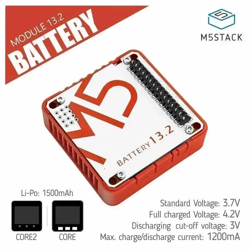 M5stack Akun moduuli 13.2 (1500mAh)