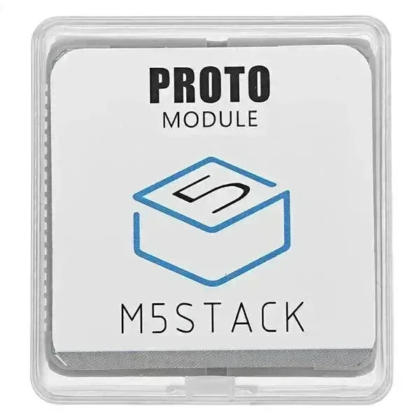M5Stack Proto -moduuli laajennuksella ja väyläpistokkeella