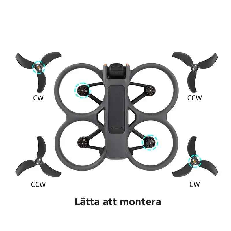 DJI Avata 2 -potkuri - sininen sarja optimaaliseen suorituskykyyn