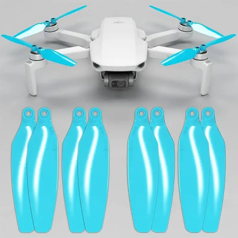 DJI Mini 2 sininen potkuri parannettuun lentoon