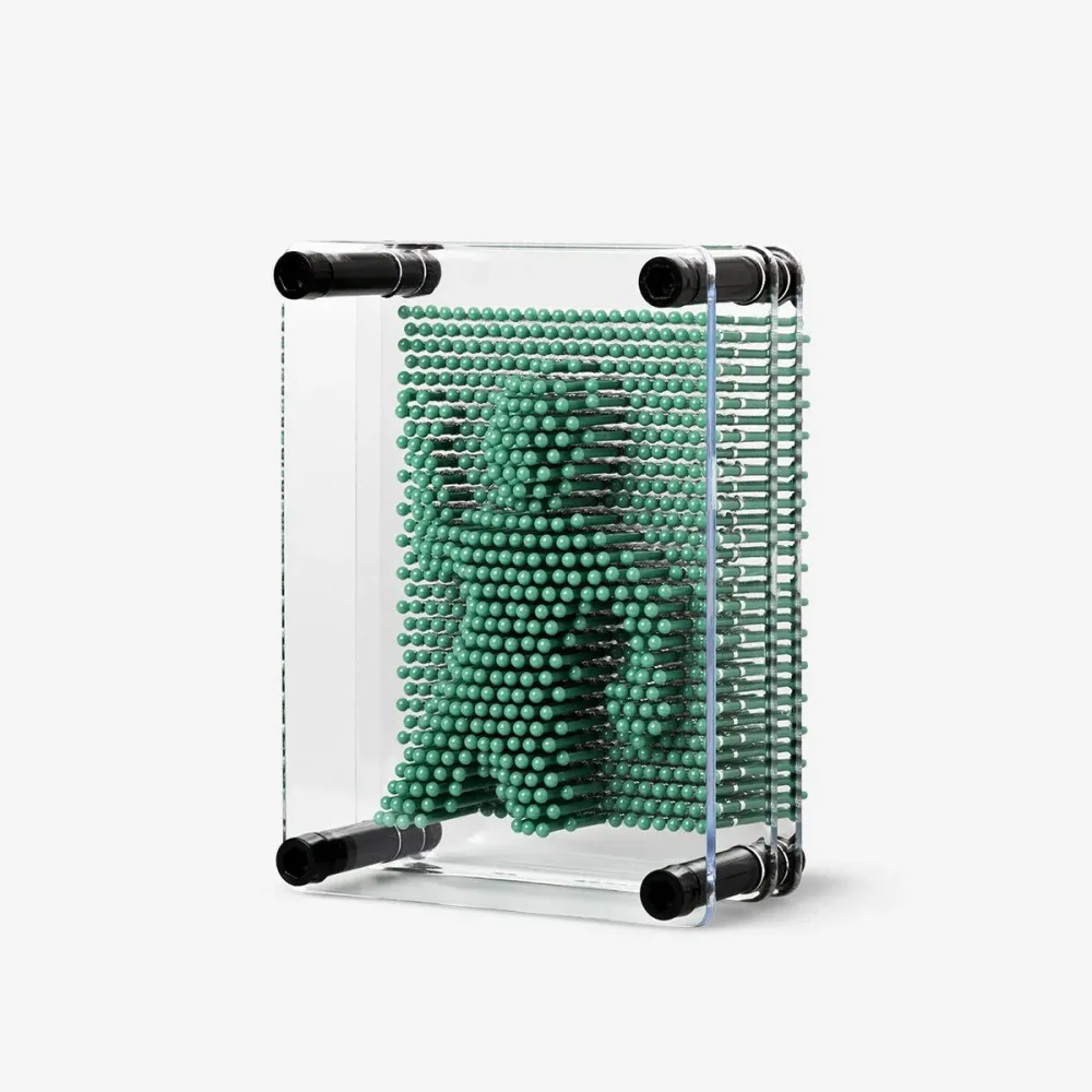 3D-vaikutelma vihreänä