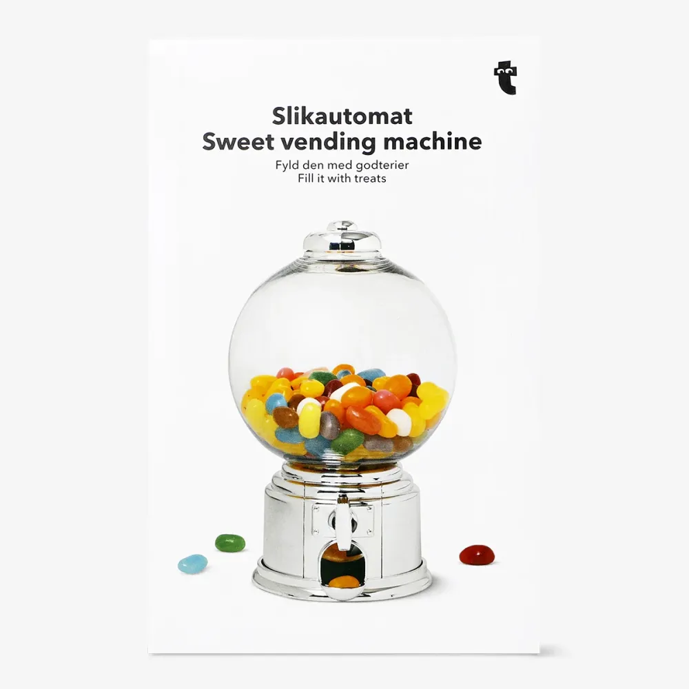 Hopeinen makea-automaatti