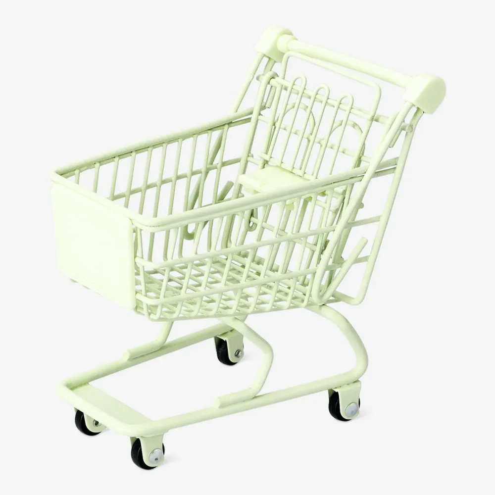 Mini vihreä ostoskori