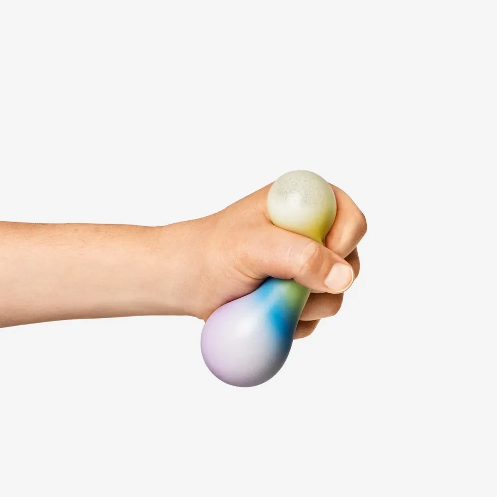 Monivärinen fidget-pallo