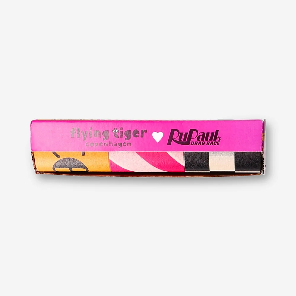 RuPaul's Drag Race x Flying Tiger Copenhagen - Runway koristeteippi - 3 kpl