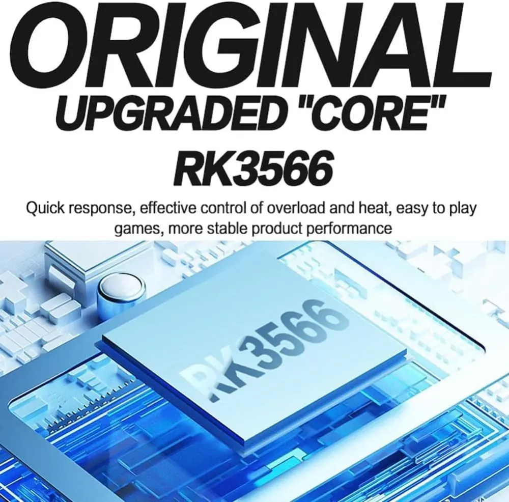 RK3566 HD Retro Kannettava Videopelikonsoli 5 tuumaa 128G 5000mAh