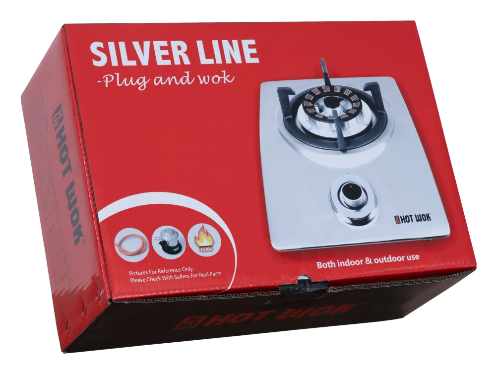 Hot Wok Silver Line 4,5 kW -kaasupoltin ulko- ja sisäkäyttöön