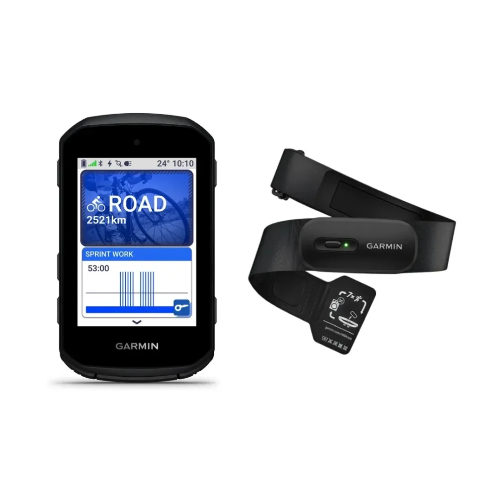 GARMIN EDGE 550 GPS + GARMIN HRM 200 Cardio Belt -vyösi hintaan 1 € lisää.