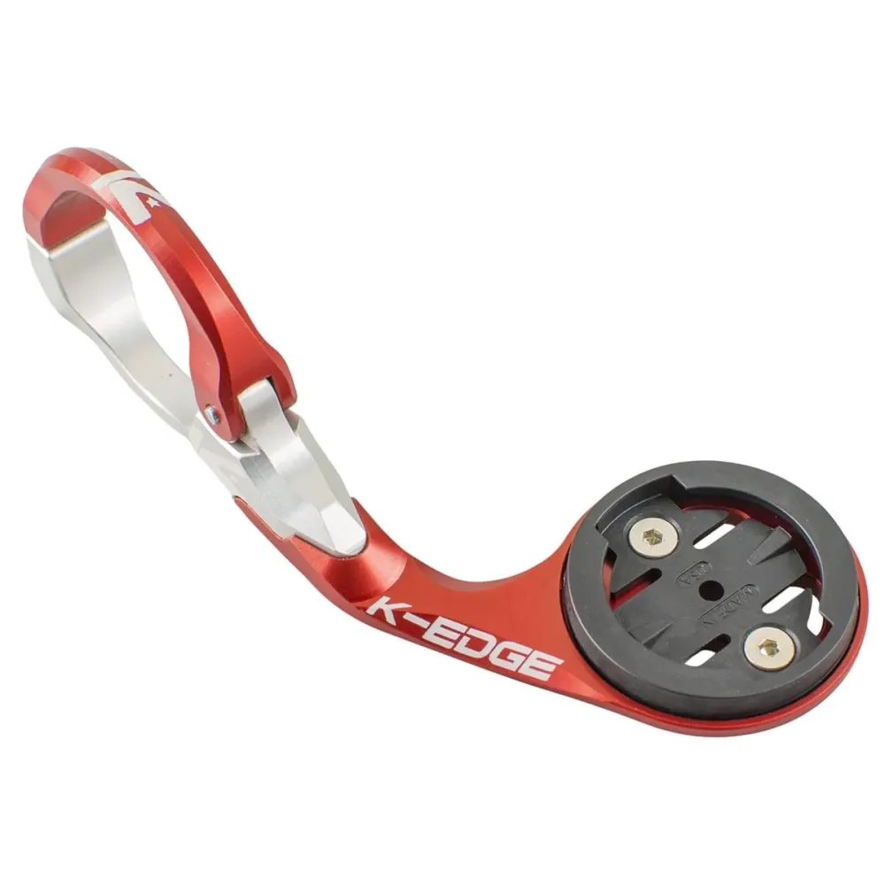 K-EDGE RACE ohjaustangon pidike GARMIN EDGE GPS:lle Punainen/harmaa