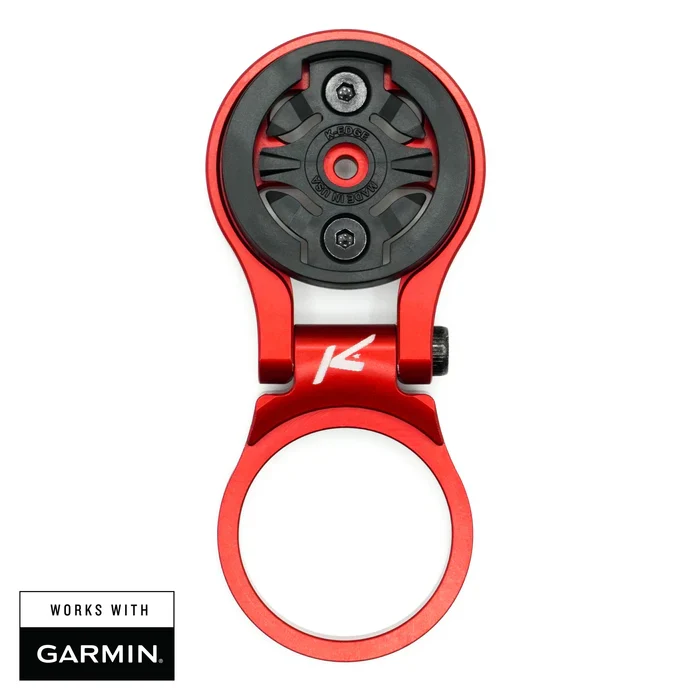 Säädettävä varsiasennus Garmin K-EDGE MTB GPS:lle Punainen