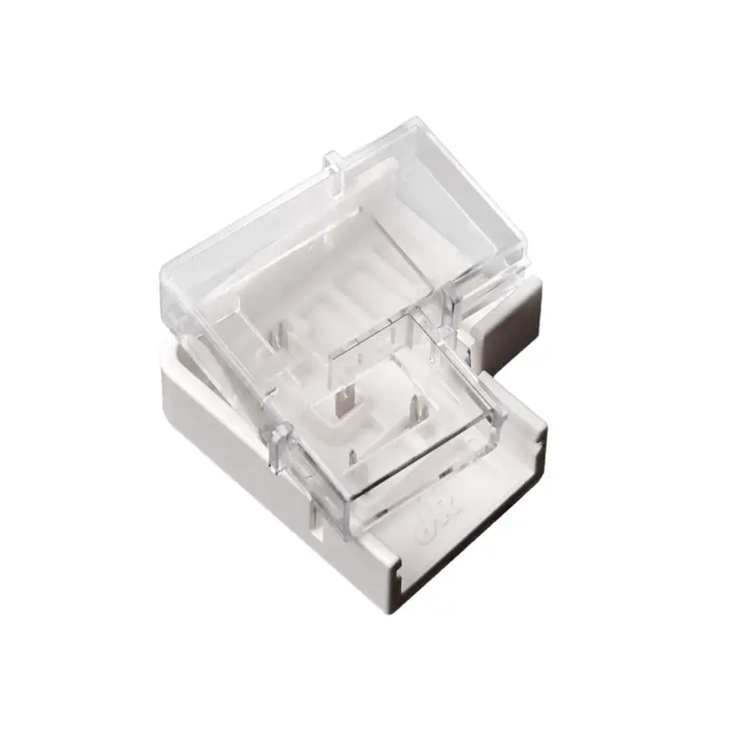 Kytkentäkappale kiinteä | 90 ° astetta 8 mm | 24V | COB LED -nauha | IP67