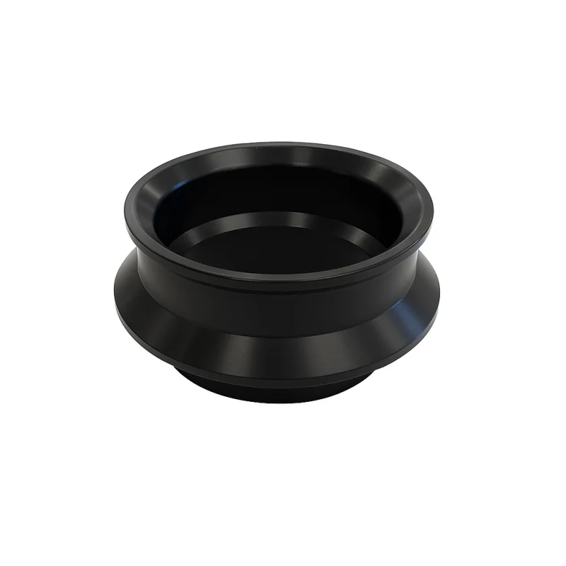 QA1 2-1/2in ID Spring Spacer - 1in Large - Clear Anodized Aluminum