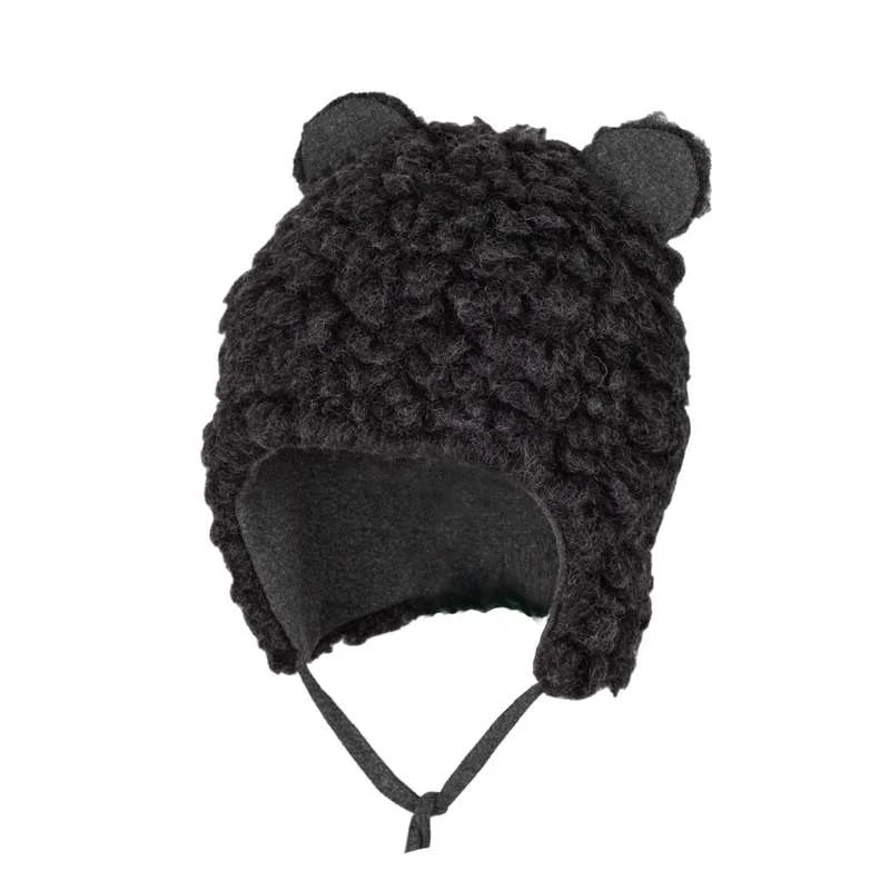 Puhtaat 100% Plyshue m. <Ører> - Anthracite 45