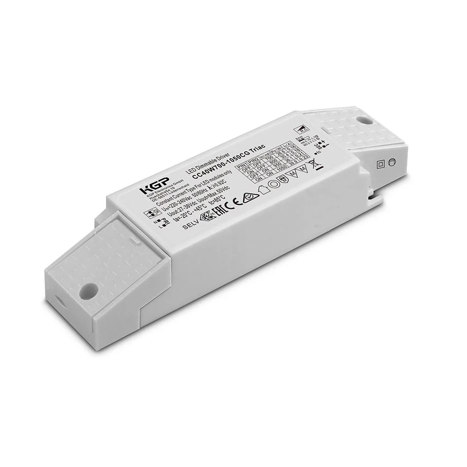 40W TRIAC-himmennettävä vakiovirtateholähde 700mA-1050mA 27-38V LED-paneeleille