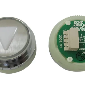 Kone-painike alas osoittava nuoli, tasainen valkoinen LOP-paneeli KM960777G005H092