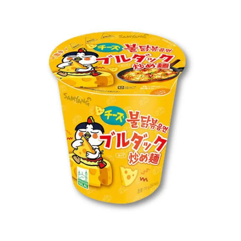 Samyang Buldak Cheese – Erittä tulinen paistettud nuudelikuppi