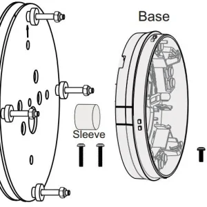 S4-34741-03 Gent Parallet Cracket & Base