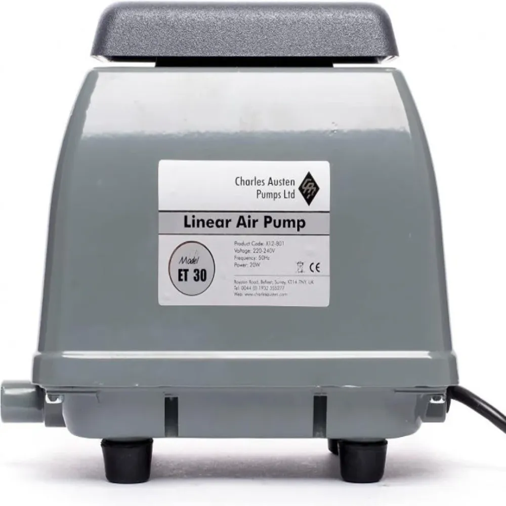 enviro ET30 Ilmapumppu 25w 30l/min @ (0,12 bar)(8kpl ilmakiviä)