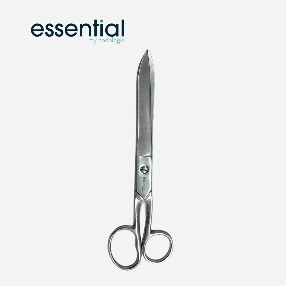 Sakset pohjiin - Kaarevat terät - 22,5 cm - Ruostumaton teräs - Essential My Podologie