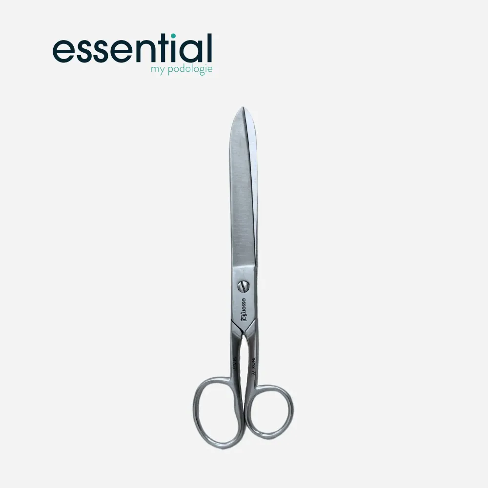 Sakset pohjiin - Suorat terät - 22,5 cm - Ruostumaton teräs - Essential My Podologie
